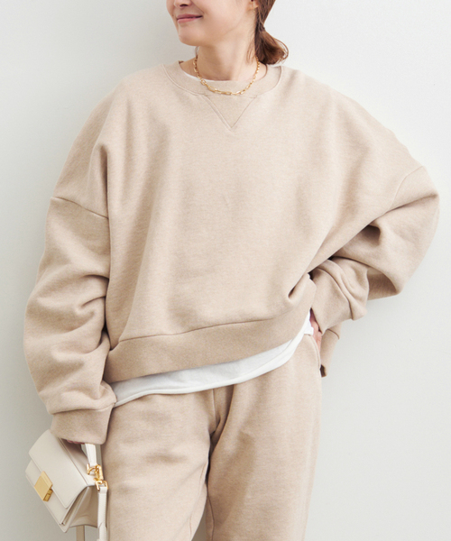 Deuxieme Classe（ドゥーズィエムクラス）の「【ENTIRE STUDIOS / エンタイアスタジオ】BOX CREW SWEAT（スウェット・レディース・ベージュ・FREE）」の13枚目の写真