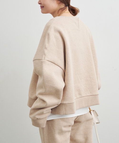 Deuxieme Classe（ドゥーズィエムクラス）の「【ENTIRE STUDIOS / エンタイアスタジオ】BOX CREW SWEAT（スウェット・レディース・ベージュ・FREE）」の15枚目の写真