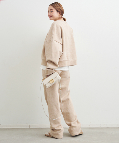 Deuxieme Classe（ドゥーズィエムクラス）の「【ENTIRE STUDIOS / エンタイアスタジオ】BOX CREW SWEAT（スウェット・レディース・ベージュ・FREE）」の19枚目の写真