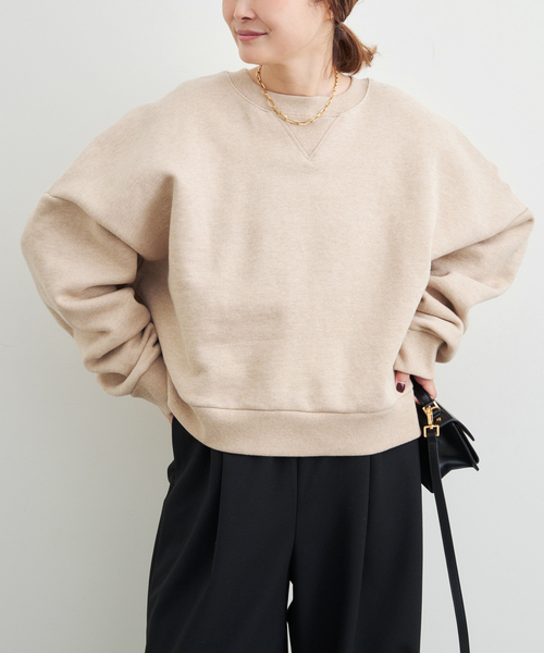 Deuxieme Classe（ドゥーズィエムクラス）の「【ENTIRE STUDIOS / エンタイアスタジオ】BOX CREW SWEAT（スウェット・レディース・ベージュ・FREE）」の20枚目の写真