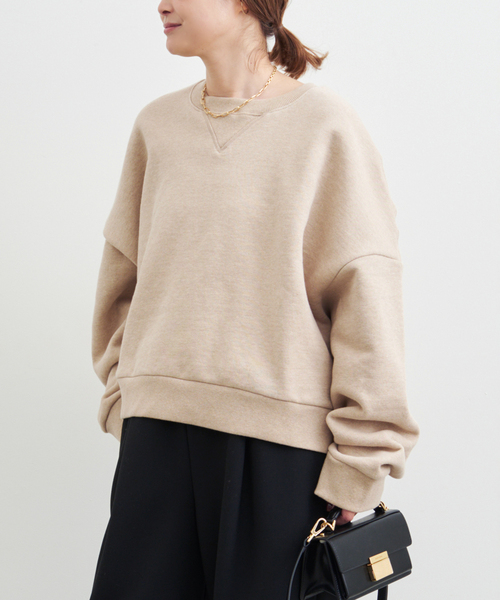 Deuxieme Classe（ドゥーズィエムクラス）の「【ENTIRE STUDIOS / エンタイアスタジオ】BOX CREW SWEAT（スウェット・レディース・ベージュ・FREE）」の21枚目の写真