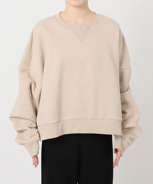 Deuxieme Classe（ドゥーズィエムクラス）の「【ENTIRE STUDIOS / エンタイアスタジオ】BOX CREW SWEAT（スウェット・レディース・ベージュ・FREE）」の4枚目の写真