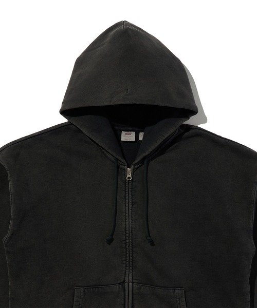 Levi's(リーバイス)の「Levi's/リーバイス HAYES BOXY フルジップ スウェットシャツ(パーカー・メンズ・ブラック・L/M/S/XL)」の6枚目の写真