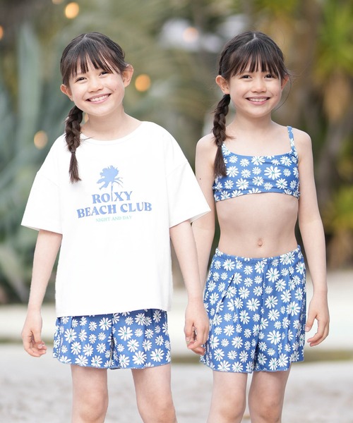 ROXY(ロキシー)の「ROXY/ロキシー 水着 3点セット TSW261102(水着・キッズ・ブラウン/ブルー・150cm/140cm/130cm/120cm)」の2枚目の写真
