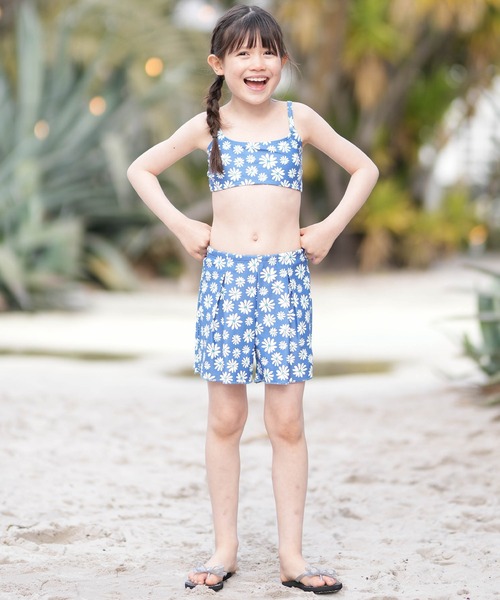 ROXY(ロキシー)の「ROXY/ロキシー 水着 3点セット TSW261102(水着・キッズ・ブラウン/ブルー・150cm/140cm/130cm/120cm)」の11枚目の写真