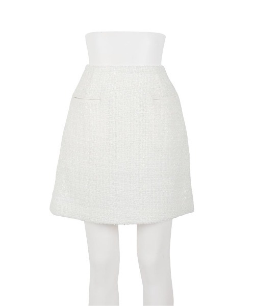 LUDICRUM(ルーディクルム)の「Fancy tweed mini skirt(スカート・レディース・ブラック/オフホワイト/ブルー・XS/S)」の7枚目の写真