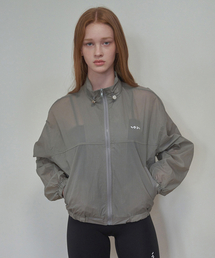 INJIACTIVE（インジアクティブ）の「ライトウェイトウィンドブレーカー グレー（ナイロンジャケット）」