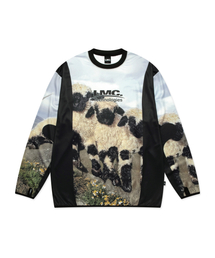 LMC（ ）の「TECHNOLOGIES AOP LONG SLV JERSEY gray（Tシャツ/カットソー）」