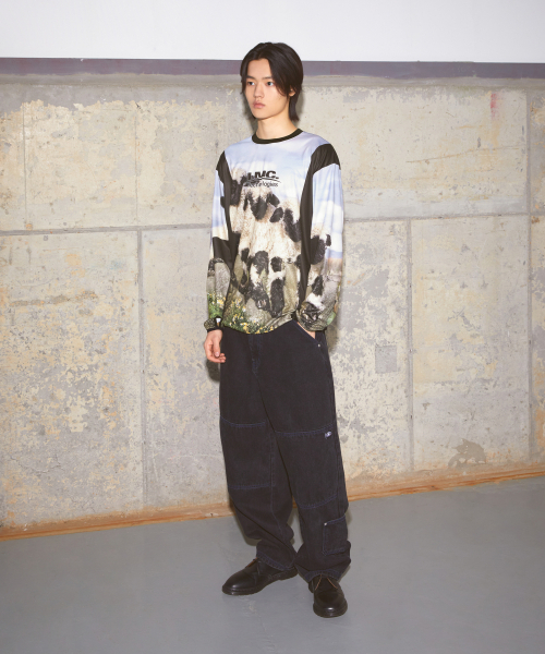 LMCの「TECHNOLOGIES AOP LONG SLV JERSEY gray（Tシャツ/カットソー・レディース・その他・S/M/L/XL）」の2枚目の写真