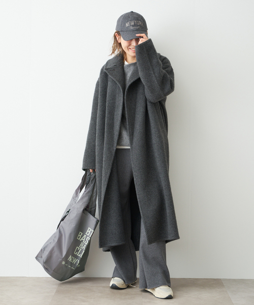 Deuxieme Classe（ドゥーズィエムクラス）の「BTN Logo Shopping バッグ（ショルダーバッグ・レディース・ホワイト/チャコールグレー・FREE）」の5枚目の写真