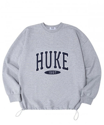HUKE（ヒューク）の「ロゴスウェット（グレー）（スウェット）」