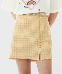 ROLAROLA（ロラロラ）の「(SK-21145) CHECK CLEAR BELT SKIRT YELLOW（スカート）」