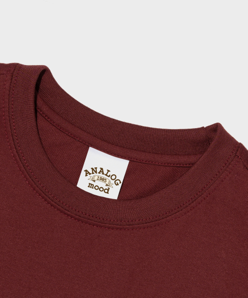 ANALOG MOOD(アナログムード)の「A-MOOD ロゴ半袖Tシャツ(ワイン)(Tシャツ/カットソー・レディース・その他・M/L/2XL/S/XL)」の3枚目の写真