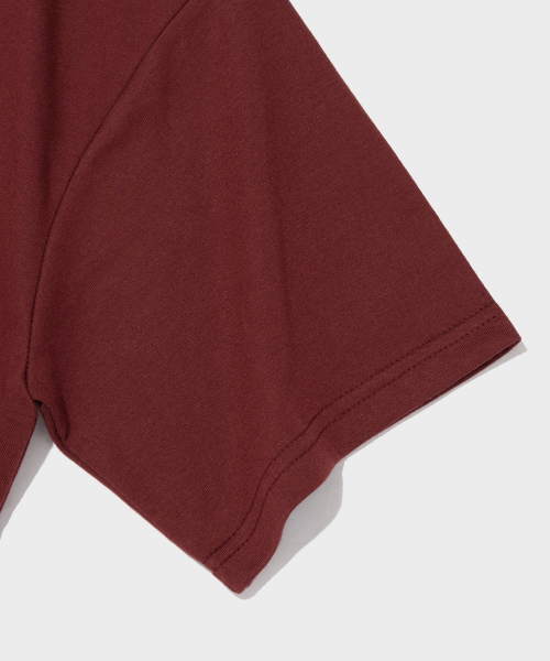 ANALOG MOOD(アナログムード)の「A-MOOD ロゴ半袖Tシャツ(ワイン)(Tシャツ/カットソー・レディース・その他・M/L/2XL/S/XL)」の4枚目の写真