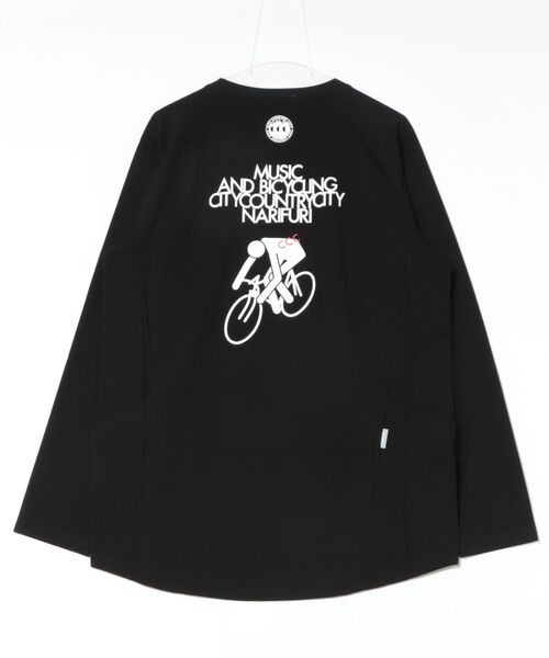 CITY COUNTRY CITY（シティーカントリーシティー）の「narifuri × CCC ツールドロングTシャツ（Tシャツ/カットソー・メンズ・シルバーグレー/ブラック・SMALL/MEDIUM/LARGE/X-LARGE）」の22枚目の写真