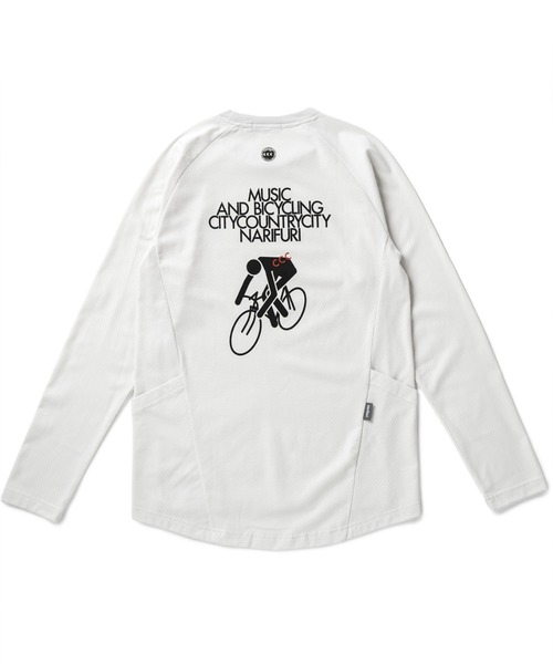 CITY COUNTRY CITY（シティーカントリーシティー）の「narifuri × CCC ツールドロングTシャツ（Tシャツ/カットソー・メンズ・シルバーグレー/ブラック・SMALL/MEDIUM/LARGE/X-LARGE）」の18枚目の写真