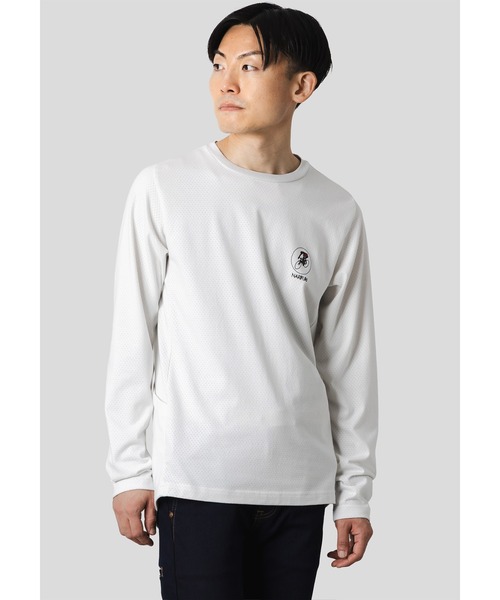 CITY COUNTRY CITY（シティーカントリーシティー）の「narifuri × CCC ツールドロングTシャツ（Tシャツ/カットソー・メンズ・シルバーグレー/ブラック・SMALL/MEDIUM/LARGE/X-LARGE）」の9枚目の写真