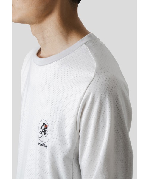 CITY COUNTRY CITY（シティーカントリーシティー）の「narifuri × CCC ツールドロングTシャツ（Tシャツ/カットソー・メンズ・シルバーグレー/ブラック・SMALL/MEDIUM/LARGE/X-LARGE）」の11枚目の写真