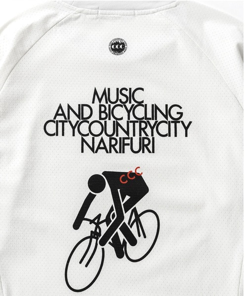 CITY COUNTRY CITY（シティーカントリーシティー）の「narifuri × CCC ツールドロングTシャツ（Tシャツ/カットソー・メンズ・シルバーグレー/ブラック・SMALL/MEDIUM/LARGE/X-LARGE）」の19枚目の写真