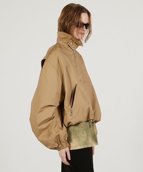 PRANK PROJECT（プランクプロジェクト）の「【2026Spring Pre-Order】バルーンスイングジャケット / Balloon Swing Jacket（ブルゾン・レディース・ベージュ/ブラック・FREE）」の18枚目の写真