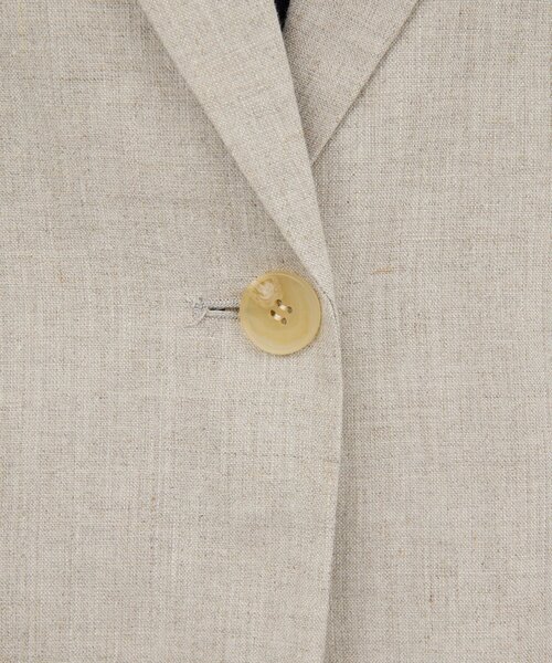 GALLARDAGALANTE（ガリャルダガランテ）の「【セットアップ対応】リネンジャケット（その他アウター・レディース・アイボリー/モカ・FREE）」の16枚目の写真