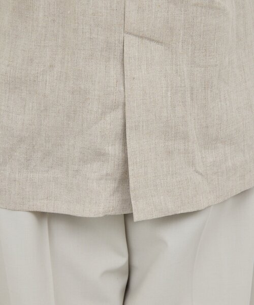 GALLARDAGALANTE（ガリャルダガランテ）の「【セットアップ対応】リネンジャケット（その他アウター・レディース・アイボリー/モカ・FREE）」の17枚目の写真