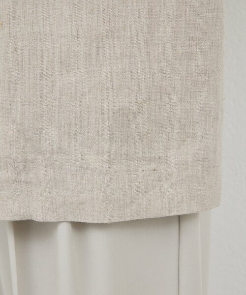 GALLARDAGALANTE（ガリャルダガランテ）の「【セットアップ対応】リネンジャケット（その他アウター・レディース・アイボリー/モカ・FREE）」の18枚目の写真