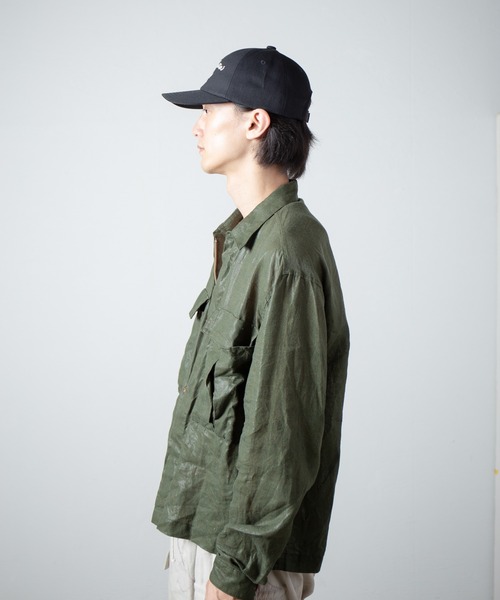 RACAL（ラカル）の「Chaine EMB Denim Cap / チェーン刺繍デニムキャップ（キャップ・メンズ・ブラック/ナチュラル/インディゴブルー・FREE）」の19枚目の写真