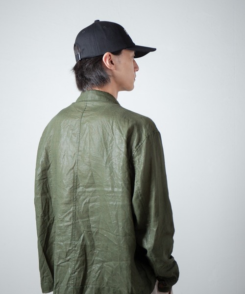 RACAL（ラカル）の「Chaine EMB Denim Cap / チェーン刺繍デニムキャップ（キャップ・メンズ・ブラック/ナチュラル/インディゴブルー・FREE）」の21枚目の写真