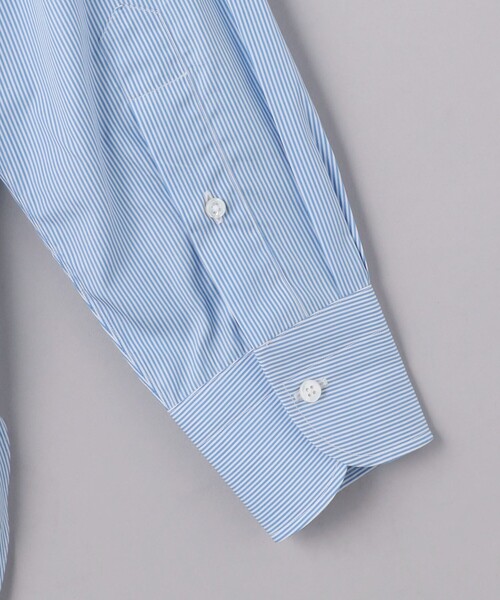 SOVEREIGN（ソブリン）の「＜SOVEREIGN＞ CANCLINI/キャンディストライプ  セミワイドカラーシャツ（シャツ/ブラウス・メンズ・ロイヤルブルー・40cm）」の5枚目の写真