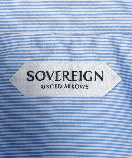SOVEREIGN(ソブリン)の「<SOVEREIGN> CANCLINI/キャンディストライプ セミワイドカラーシャツ(シャツ/ブラウス・メンズ・ロイヤルブルー/グレー系・40cm/39cm/42cm)」の7枚目の写真