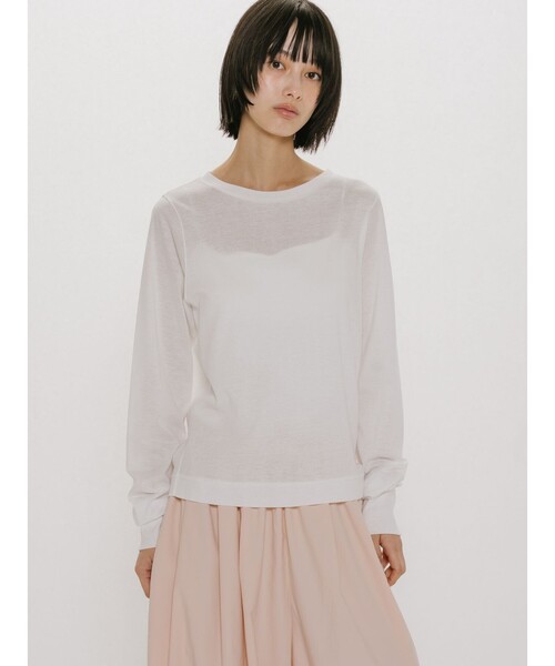 MIDIUMISOLID for Ladies レイヤードライクプルオーバー