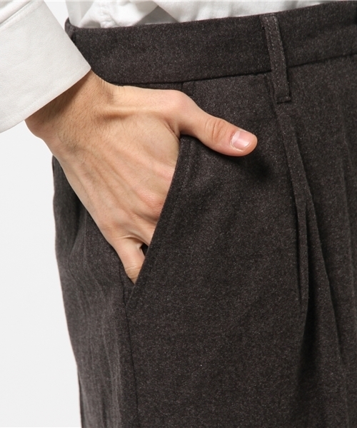 OUTLET（アウトレット）の「【Ciaopanic】TRストレッチワイドスラックスPT（その他パンツ・メンズ・ブラック/グレー・MEDIUM/LARGE）」の4枚目の写真