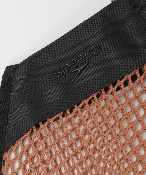 martinique(マルティニーク)の「【SPEEDO/スピード】 Mesh Tote(トートバッグ・レディース・キャメル/ブラック・FREE)」の4枚目の写真