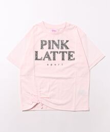PINK-latte（ピンクラテ）の「PINK-latte SPORT/ピンクラテスポーツ　袖メッシュ生地　半袖Ｔシャツ（Tシャツ/カットソー）」