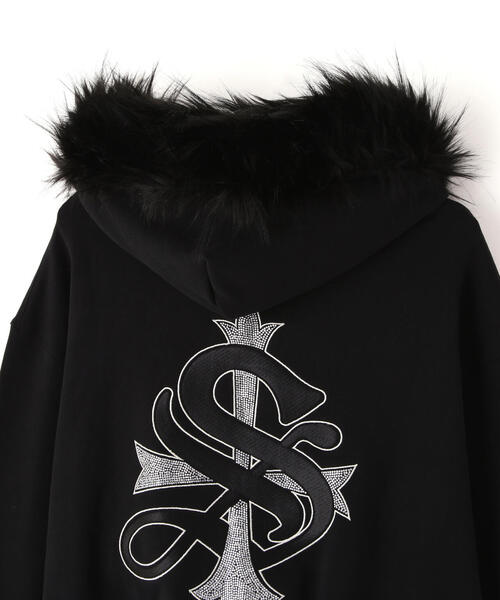 L.H.P（エルエイチピー）の「SUPPLIER/サプライヤー/【LHP EXCLUSIVE】FAUX FUR CROPPED CROSS ZIP HOODIE（パーカー・メンズ・シルバー/ピンク・XL/L/M）」の20枚目の写真