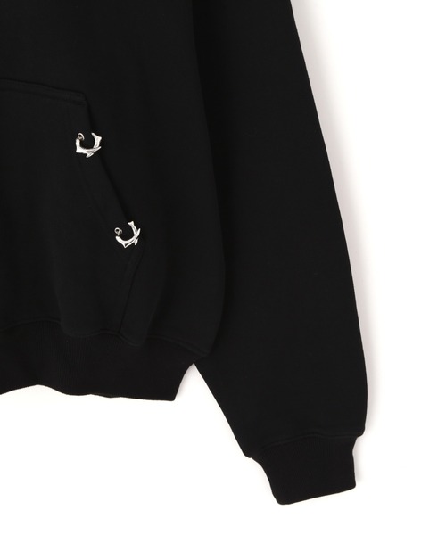 L.H.P（エルエイチピー）の「SUPPLIER/サプライヤー/【LHP EXCLUSIVE】FAUX FUR CROPPED CROSS ZIP HOODIE（パーカー・メンズ・シルバー/ピンク・XL/L/M）」の9枚目の写真