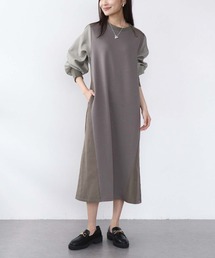 MA-1ライクドッキングワンピース