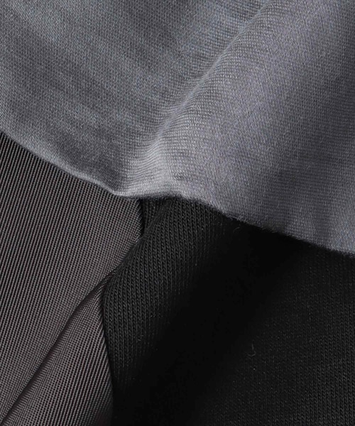 Jines(ジネス)の「MA-1ライクドッキングワンピース(ワンピース・レディース・ブラック/グレー/チャコールグレー・38)」の16枚目の写真