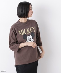 GOOD ROCK SPEED/ Mickey / 7/S T-Shirt Brown