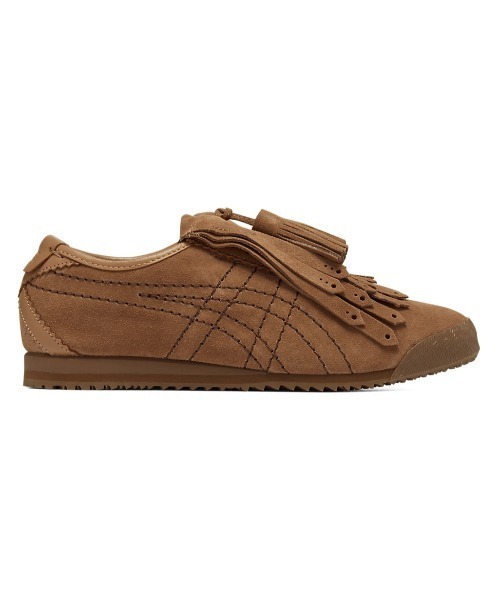Onitsuka Tiger（オニツカタイガー）の「【ONITSUKA TIGER YELLOW COLLECTION】 MEXICO 66 FRINGE / メキシコ 66 フリンジ（スニーカー・レディース・ダークブラウン系/イエロー×ブラック/ブラック×ブラック・23/23.5/24/24.5/25/25.5/26/26.5/27/27.5/28/28.5/29/22.5）」の4枚目の写真