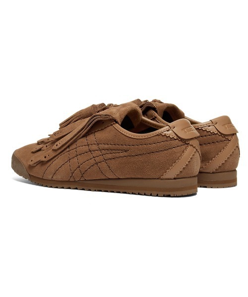 Onitsuka Tiger（オニツカタイガー）の「【ONITSUKA TIGER YELLOW COLLECTION】 MEXICO 66 FRINGE / メキシコ 66 フリンジ（スニーカー・レディース・ダークブラウン系/イエロー×ブラック/ブラック×ブラック・23/23.5/24/24.5/25/25.5/26/26.5/27/27.5/28/28.5/29/22.5）」の9枚目の写真