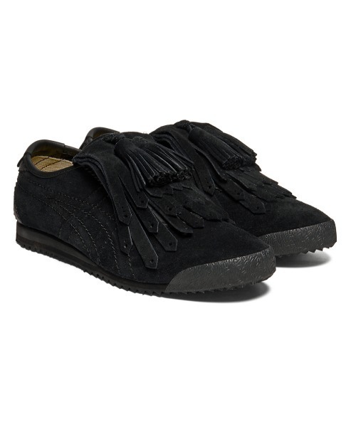 Onitsuka Tiger（オニツカタイガー）の「【ONITSUKA TIGER YELLOW COLLECTION】 MEXICO 66 FRINGE / メキシコ 66 フリンジ（スニーカー・レディース・ダークブラウン系/イエロー×ブラック/ブラック×ブラック・23/23.5/24/24.5/25/25.5/26/26.5/27/27.5/28/28.5/29/22.5）」の17枚目の写真