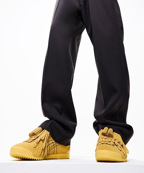 Onitsuka Tiger（オニツカタイガー）の「【ONITSUKA TIGER YELLOW COLLECTION】 MEXICO 66 FRINGE / メキシコ 66 フリンジ（スニーカー・レディース・ダークブラウン系/イエロー×ブラック/ブラック×ブラック・23/23.5/24/24.5/25/25.5/26/26.5/27/27.5/28/28.5/29/22.5）」の22枚目の写真