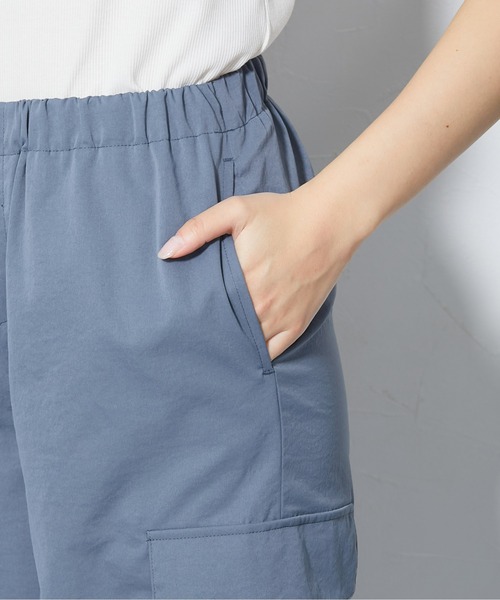 slattgir（スラットジール）の「高身長　接触冷感ライトチノカーゴパンツ（トールサイズ）（カーゴパンツ・レディース・グレイッシュブルー/カーキ/ブラック・TM/TL/TLL/T3L/T4L/T5L）」の22枚目の写真