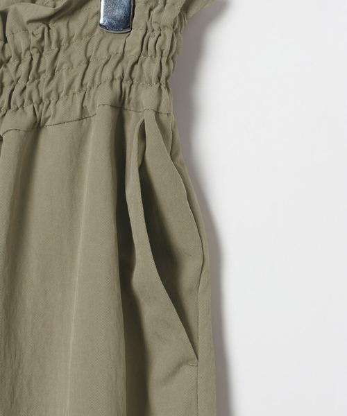 LEPSIM（レプシィム）の「ツイルギャザーワイドパンツ　630165（その他パンツ・レディース・グレイッシュベージュ/ブラック/グリーン系その他・FREE）」の9枚目の写真