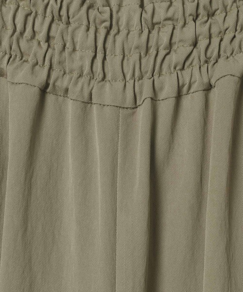 LEPSIM（レプシィム）の「ツイルギャザーワイドパンツ　630165（その他パンツ・レディース・グレイッシュベージュ/ブラック/グリーン系その他・FREE）」の14枚目の写真