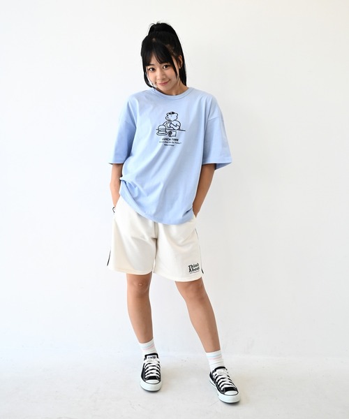 GENERATOR(ジェネレーター)の「GENERATOR/ジェネレーター ラインショートパンツ(その他パンツ・レディース・ブラック/トップグレー/ホワイト・F)」の4枚目の写真