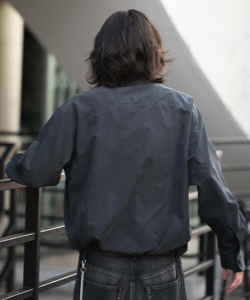WEGO(ウィゴー)の「WEGO/フェイクスウェードシャツジャケット(ブルゾン・メンズ・ブラック/グレー・MEDIUM/LARGE)」の20枚目の写真
