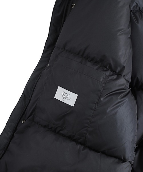 URU（ウル）の「URU / ウル：NYLON DOWN - DOWN JACKET：25FND01[COR]（ダウンジャケット/コート・メンズ・チャコールグレー・2）」の12枚目の写真
